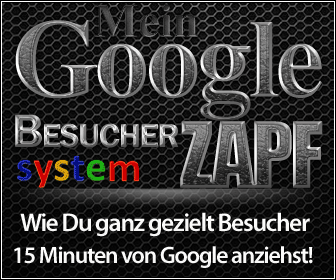 Mein Google Besucher ZAPFsystem